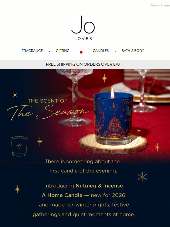 NEW: Nutmeg & Incense A Home Candle