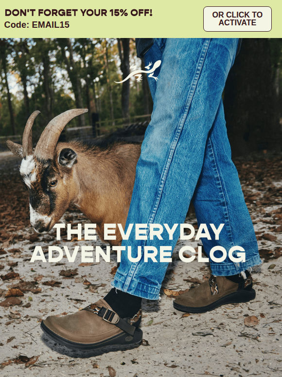 Meet the G.O.A.T of adventure clogs