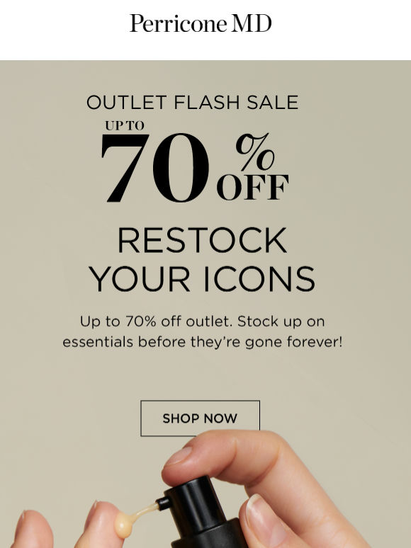 Exclusive Outlet Shop - Up To 70% Off!