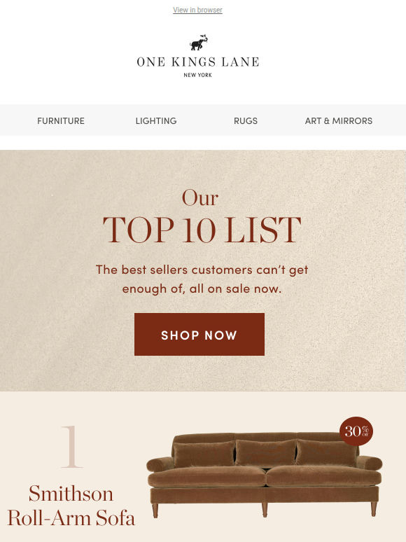 Our Top 10 Best-Sellers — Up to 40% Off