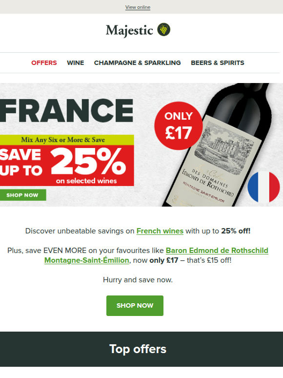 Save Big on French Wine: Up to 25% off