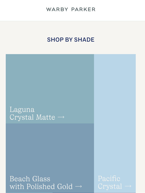 Choose your shade of blue