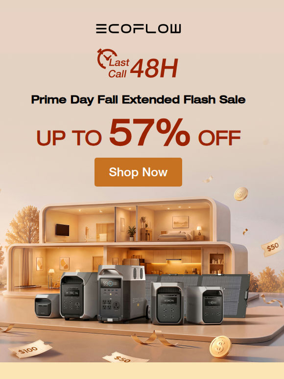 ⏰ 48 Hours Left: Save Up to 57% Off