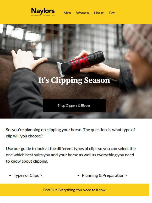 It's Clipping Season