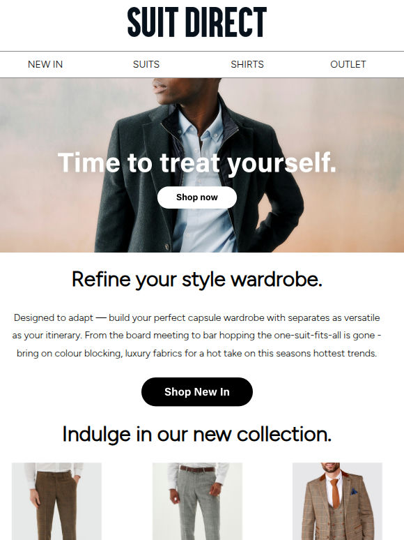 Welcome to Suit Direct | Your style journey begins now