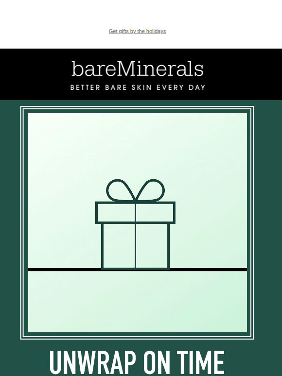 Unwrap on time 🎁💨