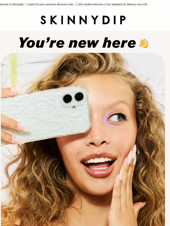 Oh Hi, Fancy 15%? 👋