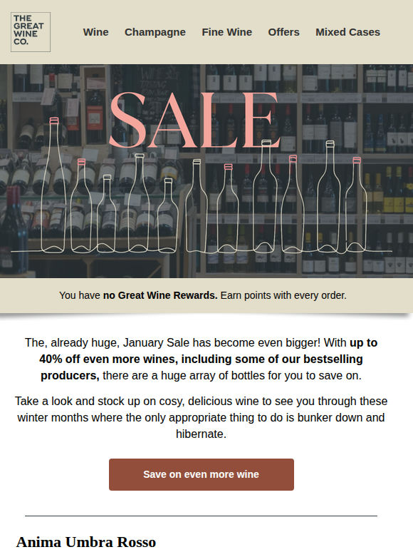 New wines have been added to the January Sale!
