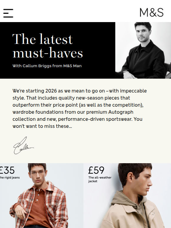 Our menswear expert is buying these...