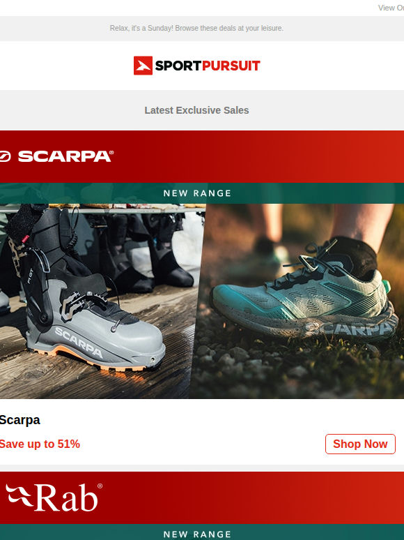 Scarpa - New Range | Rab | Endura Cycling | Isobaa Merino Insulation | Street Style Footwear