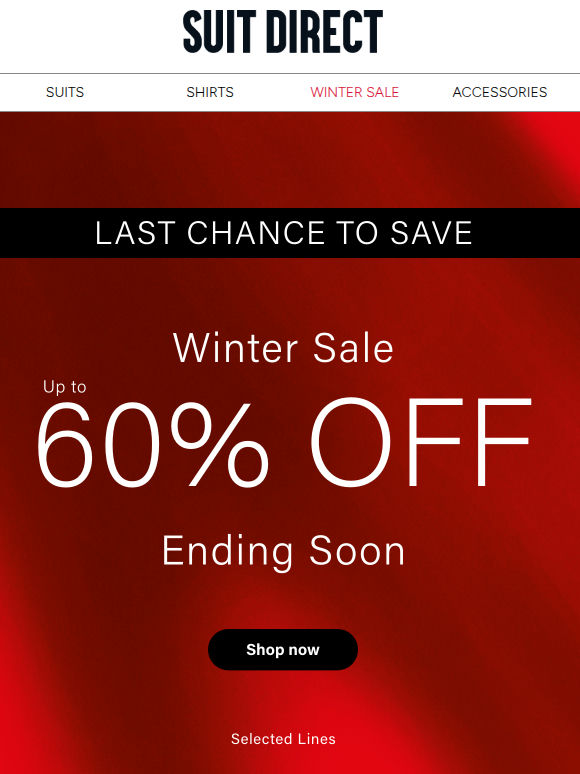 Hurry! Our winter sale is wrapping up