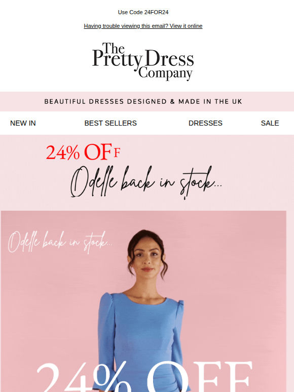 Odelle Bestseller Back in Stock, 24% Off Extended