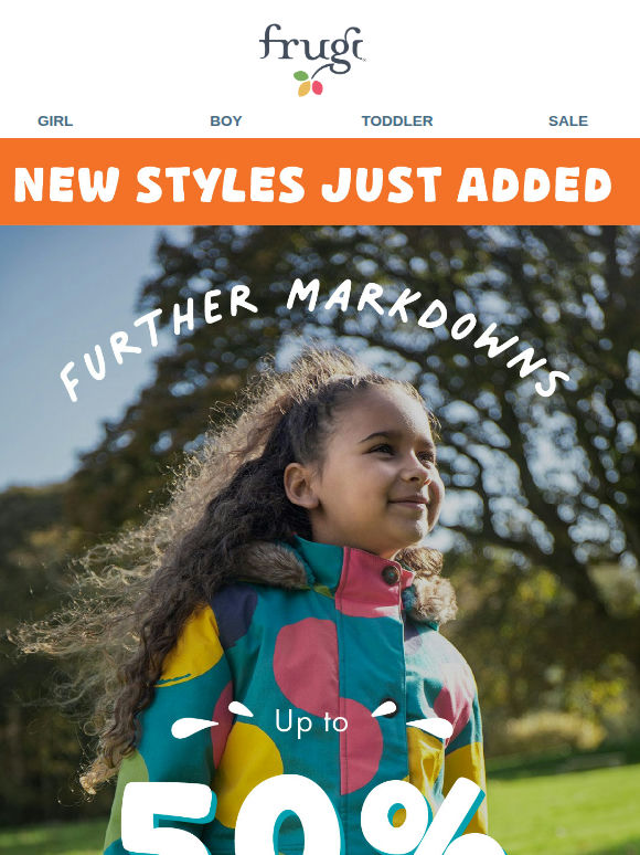 Up to 50% off: New Styles Added!