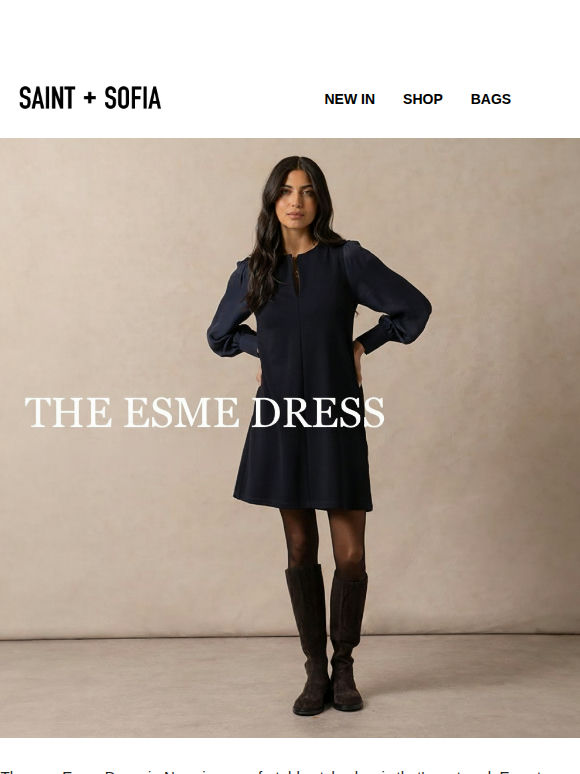 The Esme Dress | Now In Navy