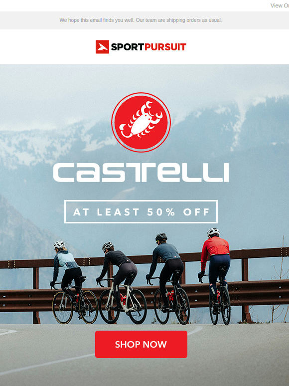 Castelli - New Range - At Least 50% Off + More