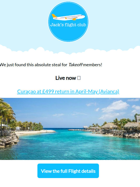 Don't miss this ✈️ Curaçao at £499 return in April-May (Avianca)
