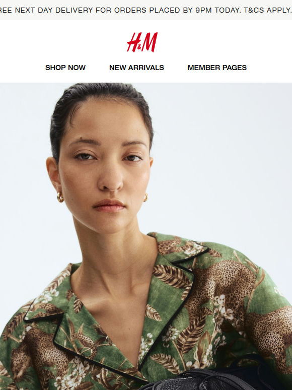 Enjoy free next day delivery today