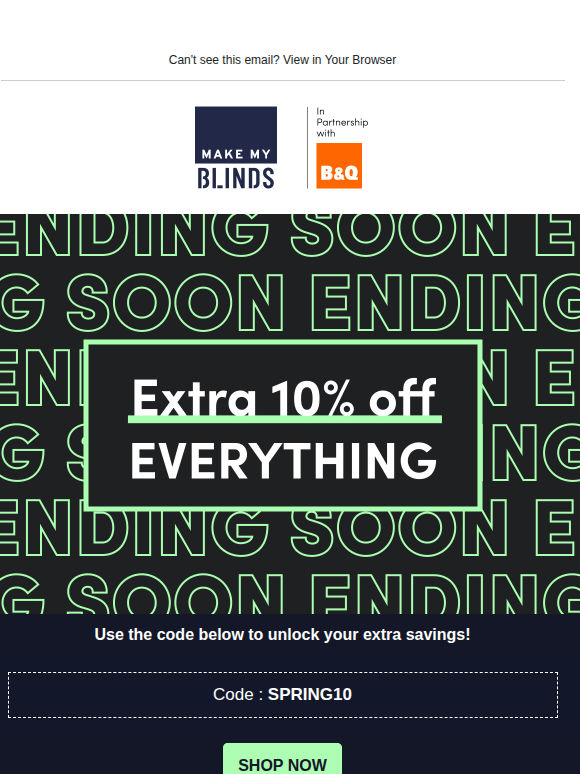 Final Call 📣Extra 10% Off Everything!