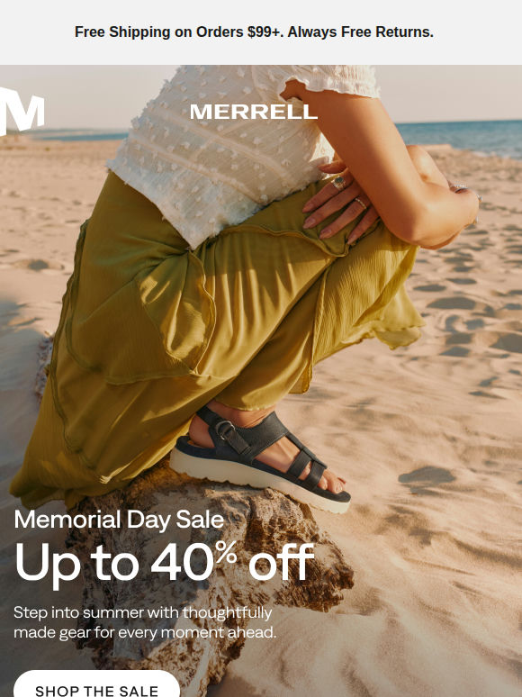 Save big during the Memorial Day Sale