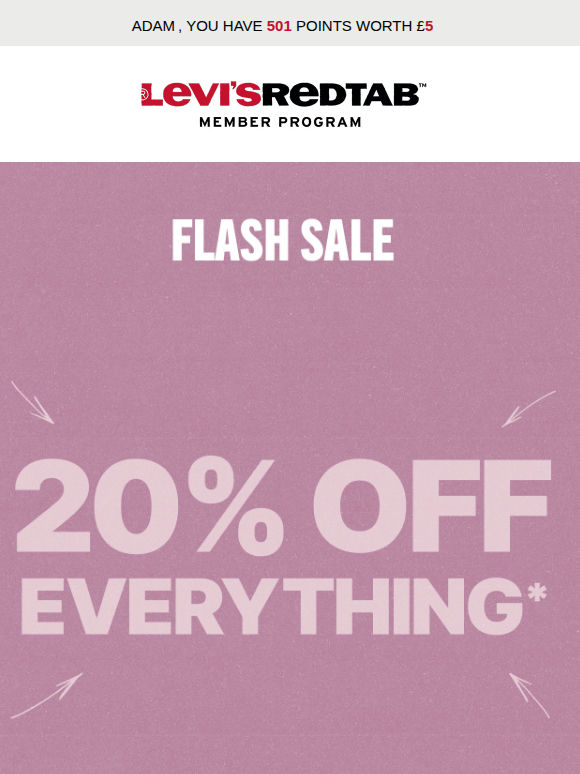 Final hours: 20% off