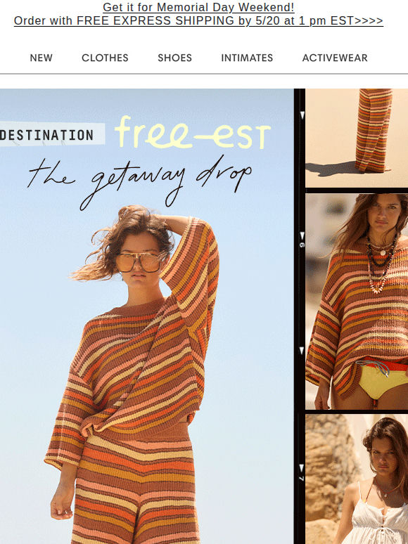 The Monday Drop: Destination free-est