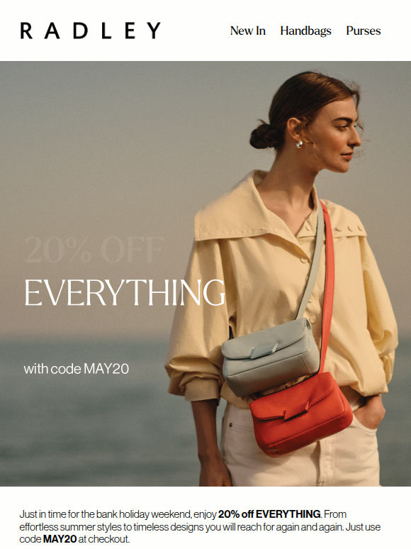 20% off EVERYTHING starts now