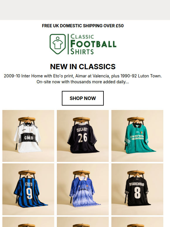 New In Classic | 1,234 Added Daily 📦