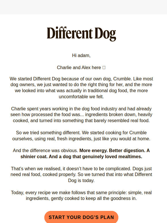 Why we started cooking for our dog 🐾