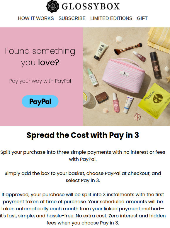 Shine now, Pay later