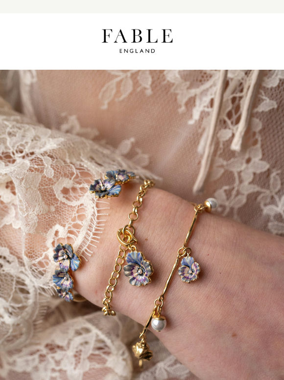 Pansy Jewellery in Full Bloom