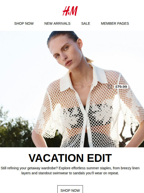 Your vacation wardrobe is here