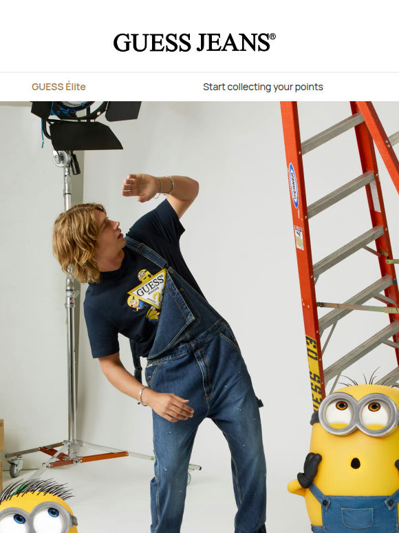 New Drop: GUESS Jeans X Minions