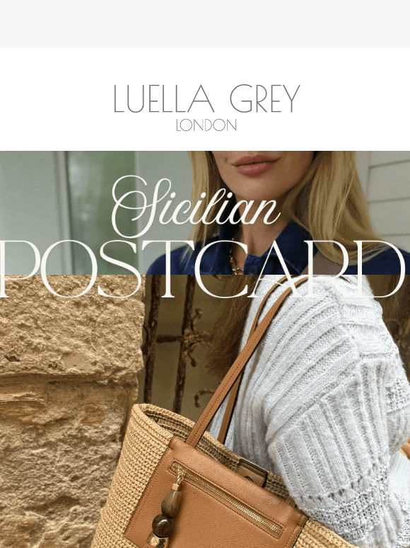 Raffia and White for Hot Weather Days