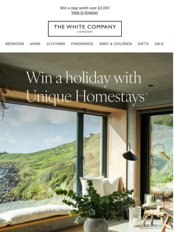 Don't miss your chance to win a holiday