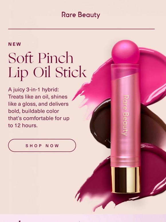 NEW | Lip oil + gloss + lipstick in one