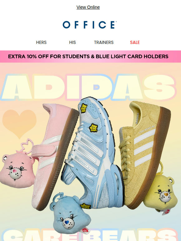 Discover adidas x Care Bears.