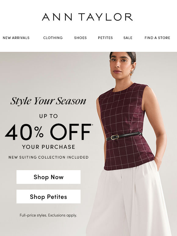 Up To 40% Off Made-For-Summer Styles