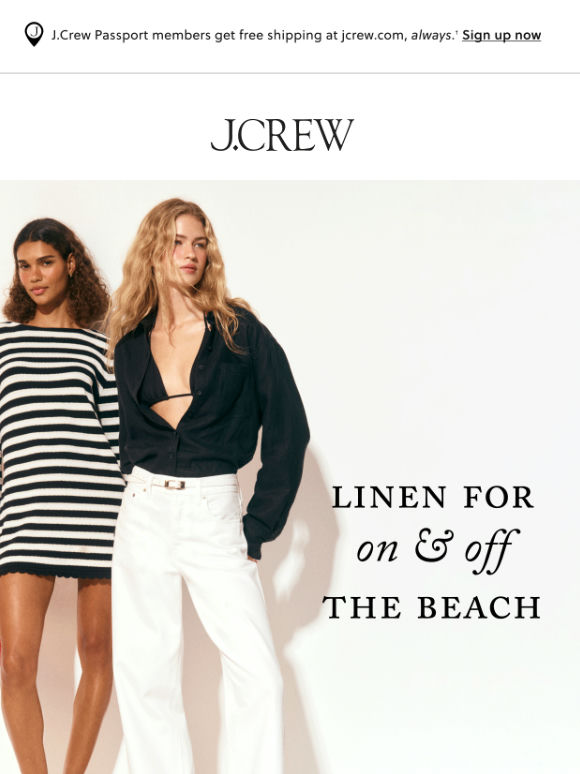 Linen for on & off the beach