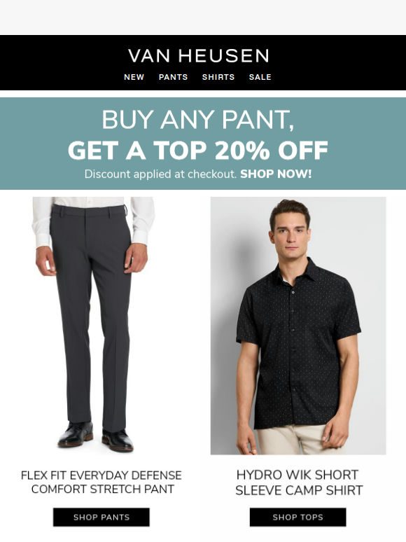 20% Off Tops →