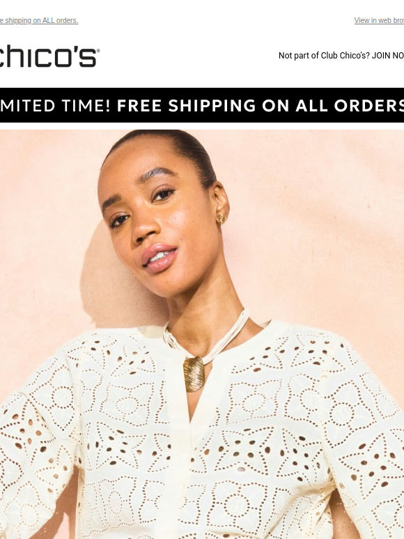 ENDS SOON! 25% off new tops + EXTRA 60% off sale