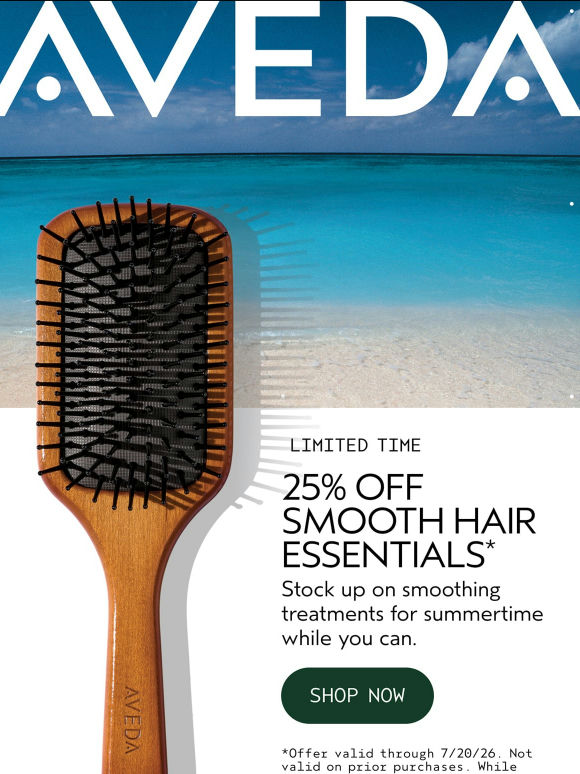 Smooth, frizz-free hair — now 25% off 