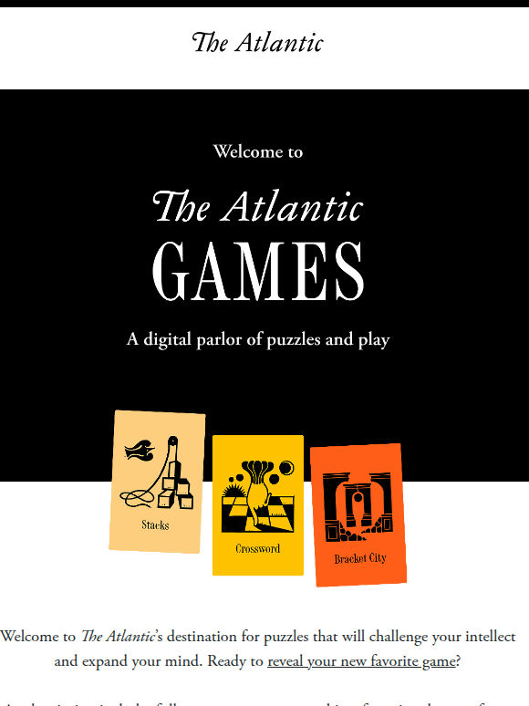 Challenges. Curiosities. Games of all kinds.