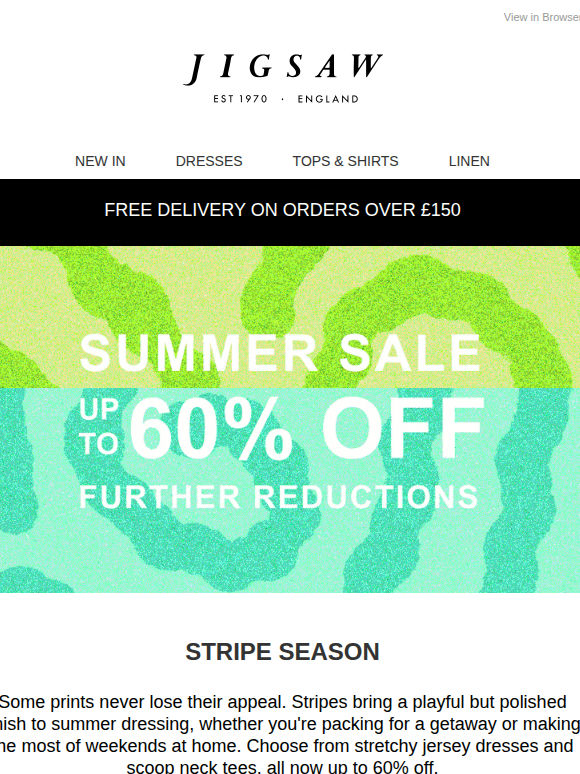 Sunshine & Stripes | Up to 60% Off