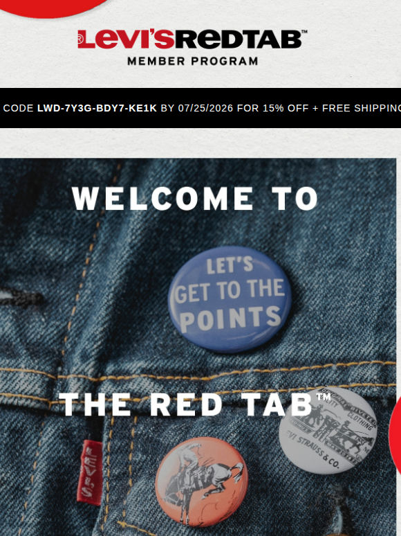 Welcome to the Red Tab™ Member Program