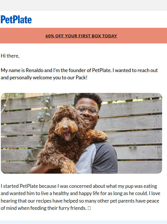 Welcome to PetPlate! 💙