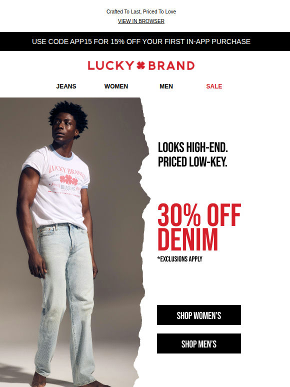 30% Off Our BEST Denim! Limited Time