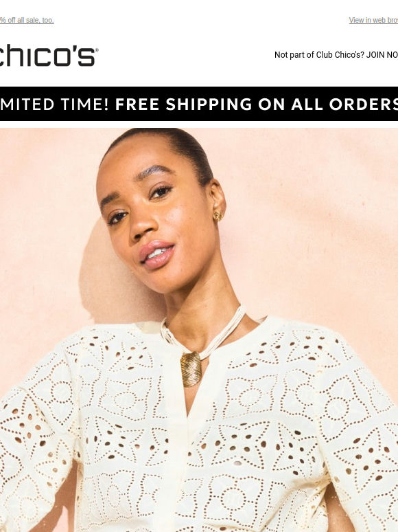 The rush is REAL! 25% off new tops 👚 🏃‍♀️