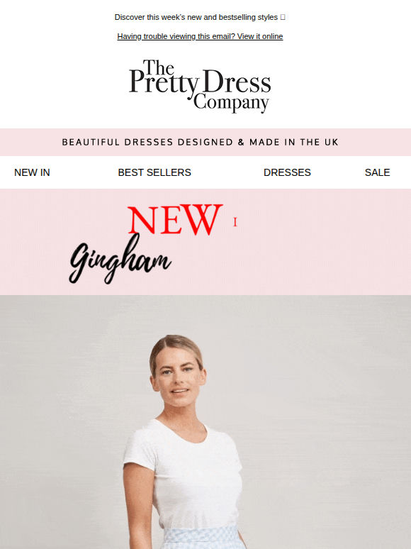 New in Gingham Circle Skirts