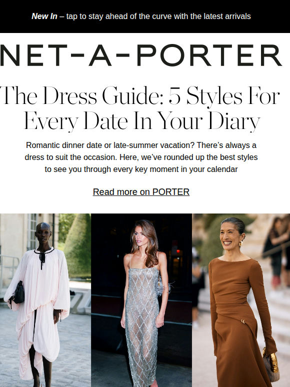 Your guide to the season’s best dresses