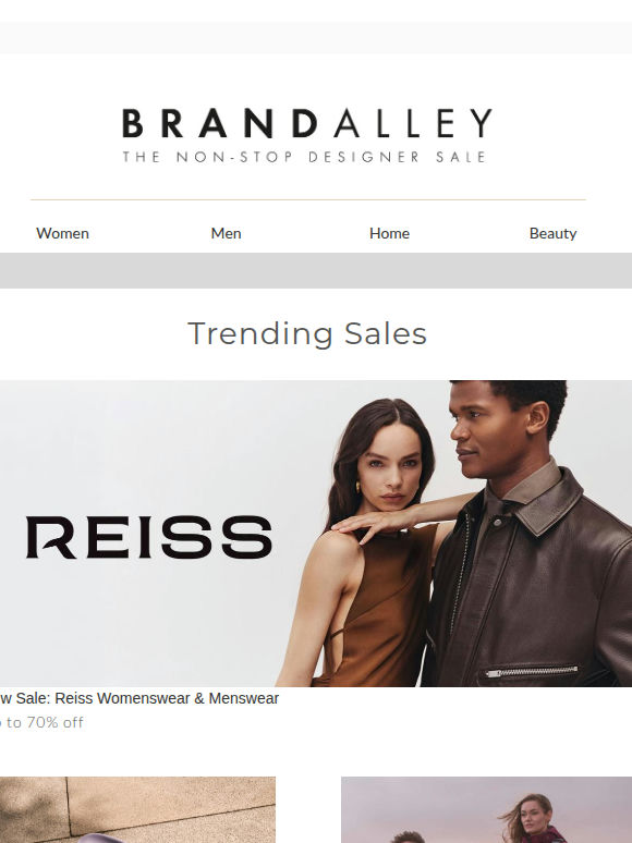 Up to 75% off Brands incl. Reiss, Aquascutum, Regatta & more